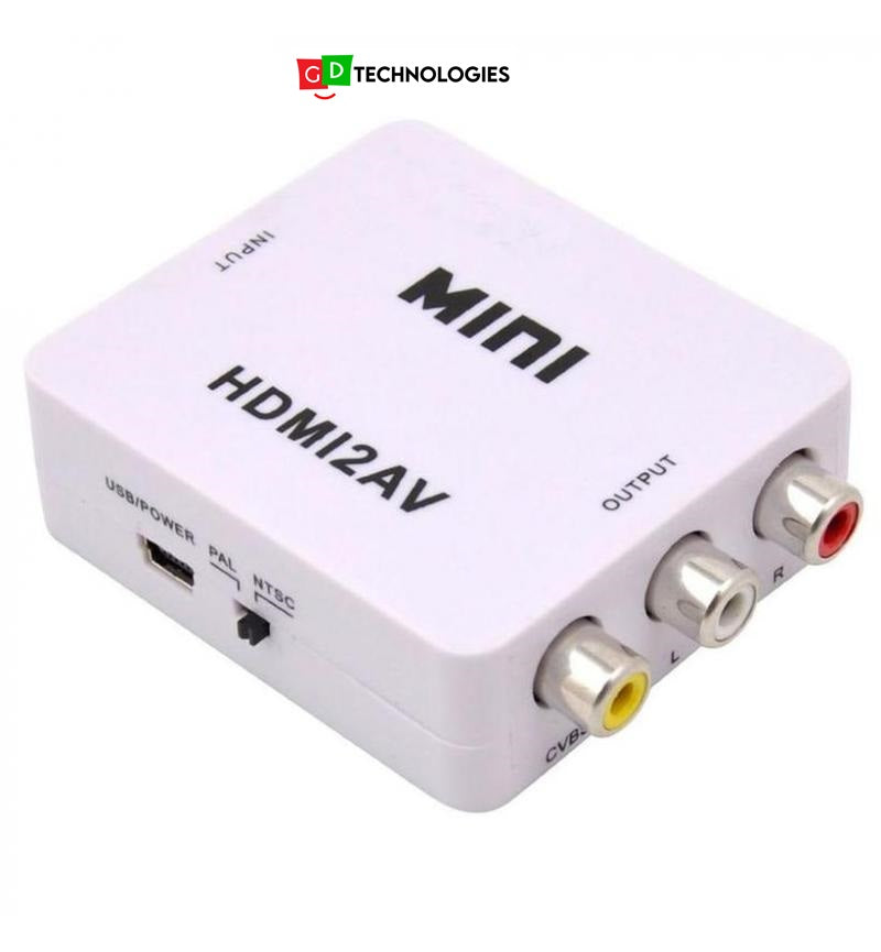 MINI 1080P HDMI TO AV CONVERTER