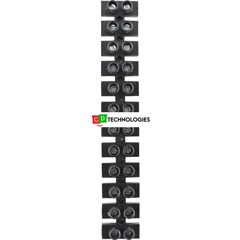 CONNECTOR BLOCK - 15A 12 WAY BLACK