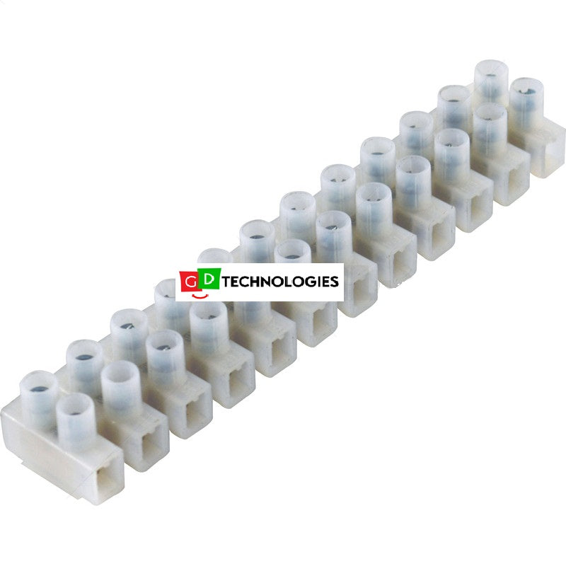 CONNECTOR BLOCK - 3A PLATE WHITE