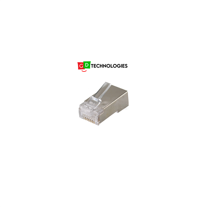 Connector - CAT5 Shielded RJ45 Connectors for STP Cable (25 Pack)
