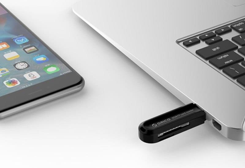 USB3.0 TF/SD CARD READER - BLACK