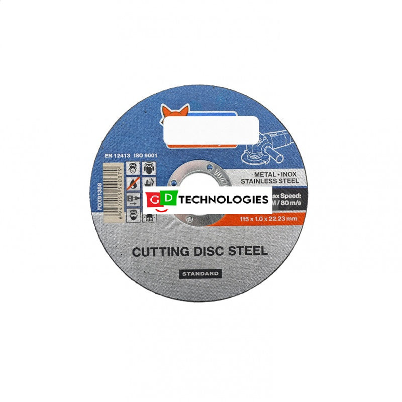 CUTTING DISK - 115MM  x 1.0MM METAL