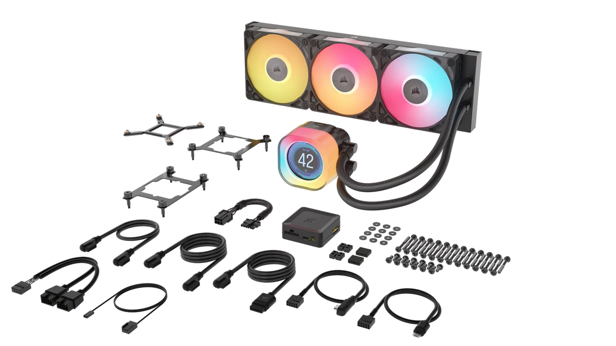 Corsair iCUE LINK TITAN 360 RX LCD Liquid CPU Cooler – RX120 RGB Fans – Fits Intel® LGA 1851/1700; AMD® AM5/AM4. - image 10