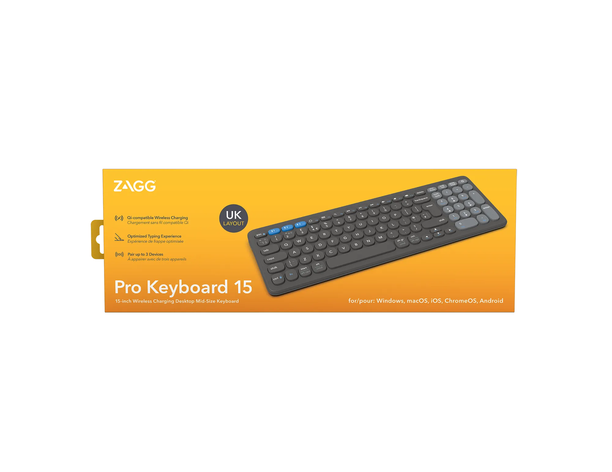 ZAGG Pro Keyboard Mid Size-Charcoal-UK 15'' - image 3