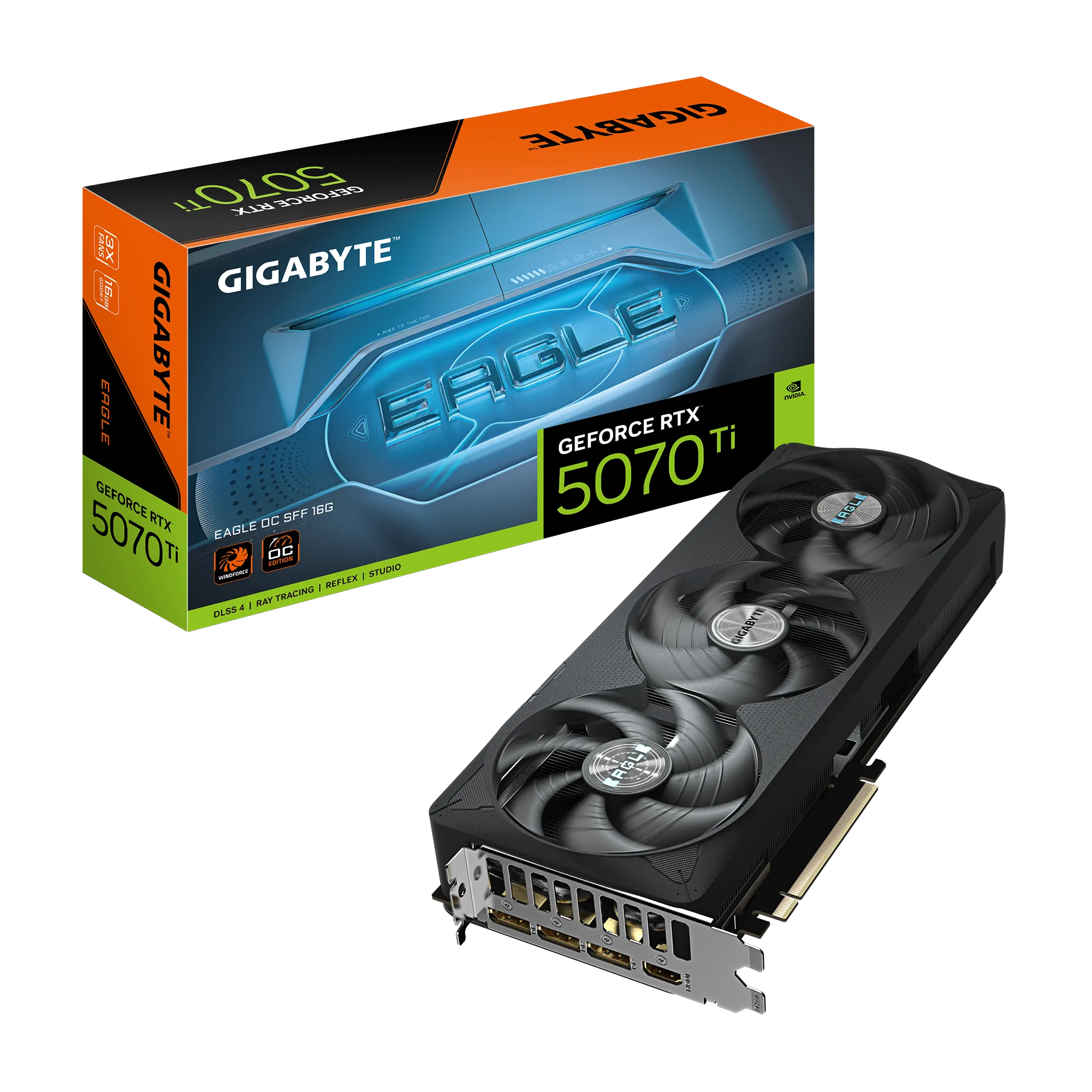 GIGABYTE nVidia GeForce RTX™ 5070Ti EAGLE OC SFF - 16GB GDDR7 HDMIx1/DPx3 - image 7