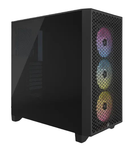 3000D RGB AIRFLOW Black Mid-Tower PC Case; 2x 3.5'' |  2x 2.5'' Drive Bays; Up to 360mm Radiator compatible; 3x 120mm fan incl - image 21