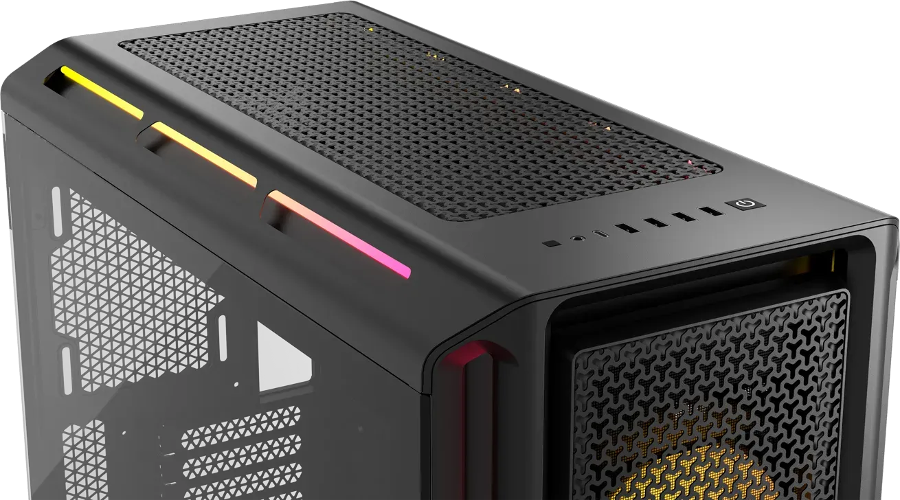 Corsair iCUE LINK 5000T LX RGB Mid-Tower PC Case; Black - image 8
