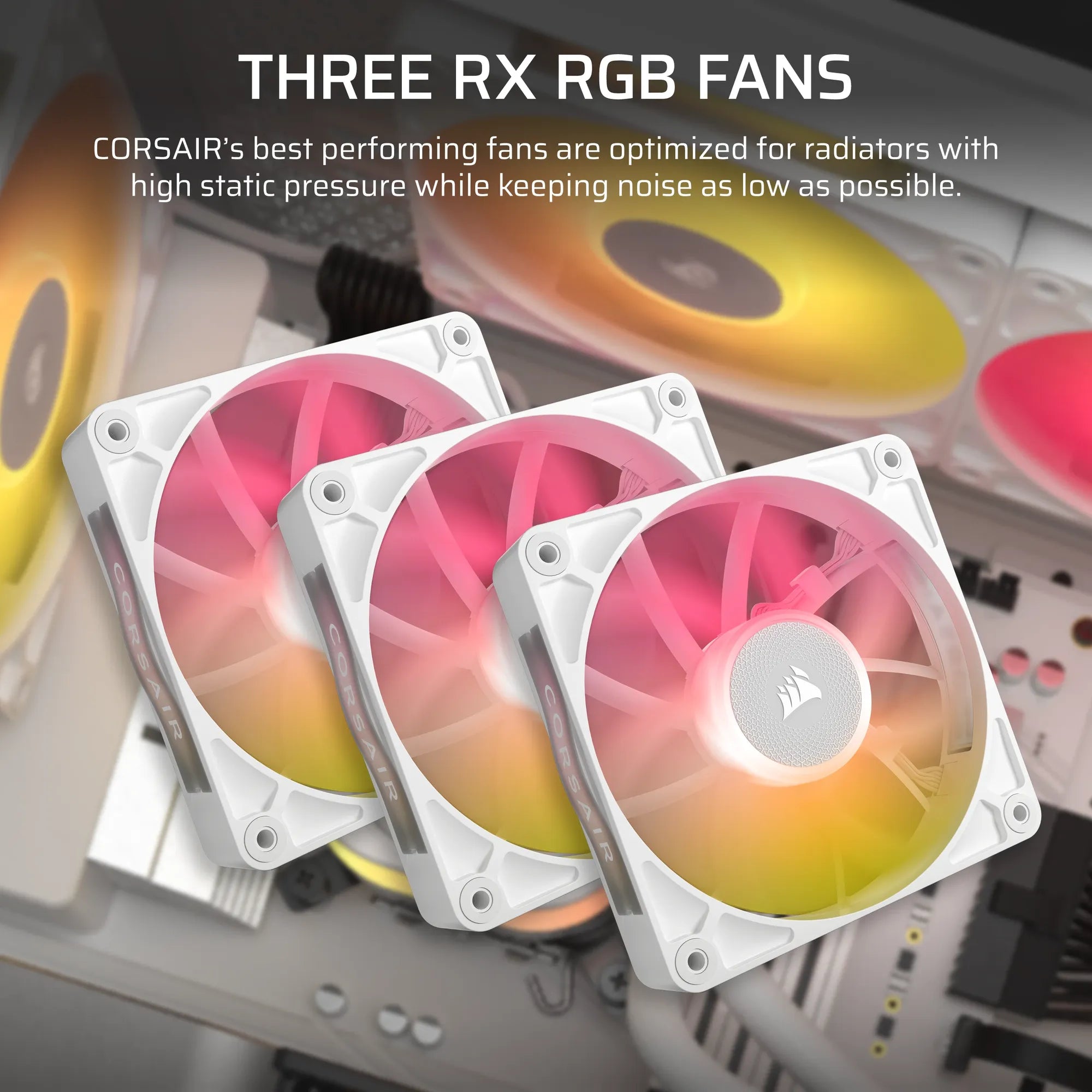 Corsair iCUE LINK TITAN 360 RX RGB Liquid CPU Cooler - White _ RX120 RGB Fans _ Fits Intel LGA 1851/1700; AMD® AM5/AM4. - image 8