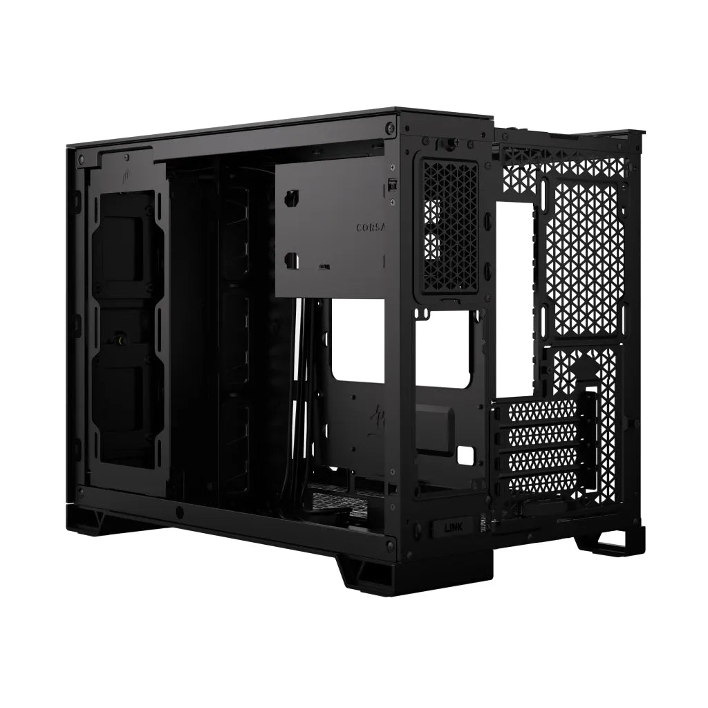 iCUE 2500X Micro ATX Black Dual Chamber PC Case; 2x 2.5'' Drive Bays; 2x 3.5''; Up to 360mm Radiator compatible - image 25