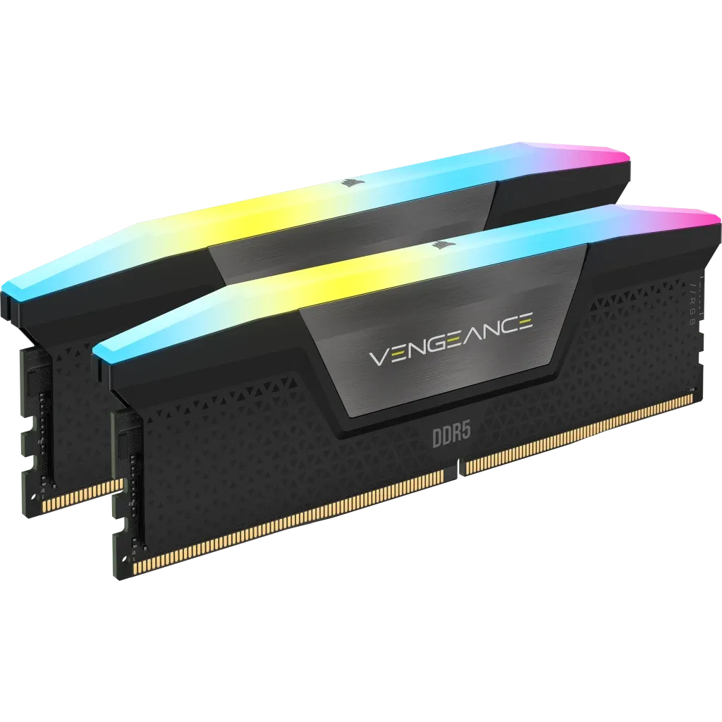 Corsair VENGEANCE® RGB 48GB (2 x 24GB) DDR5 DRAM 6000 C36 Memory Kit; 36-44-44-96; 1.25V Intel XMP - Black - image 3