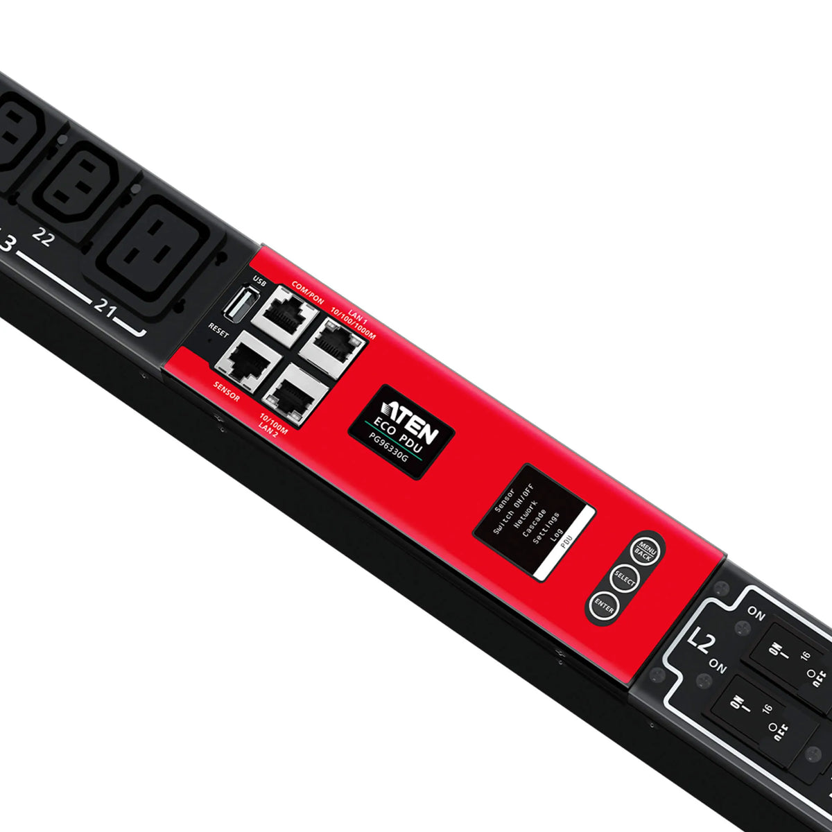 30A/32A 30-Outlet 3-Phase Switched eco PDU - image 3