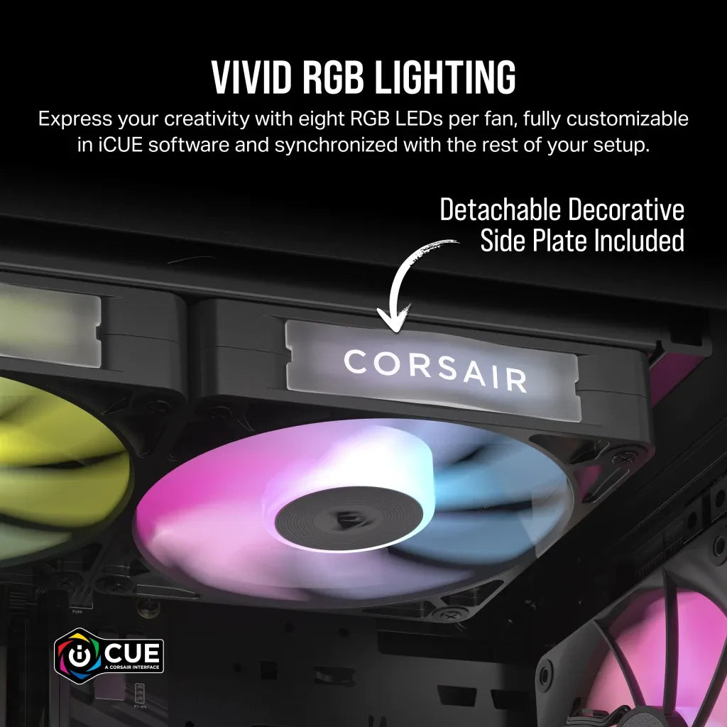 Corsair RX Series; iCUE LINK RX140; 140mm Fan; Dual Pack. - image 8