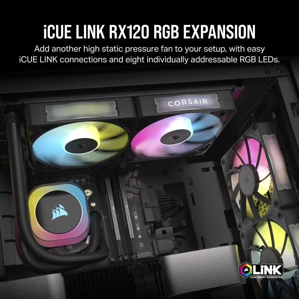 Corsair RX RGB Series; iCUE LINK RX120 RGB; 120mm Fan; Single Pack - image 18
