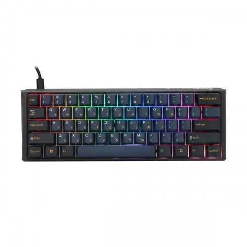 Ducky Keyboard One 3 Pro 60% Mechanical Keyboard; RGB; PBT Tripple Shot Keycaps  - Cherry MX2A Brown .