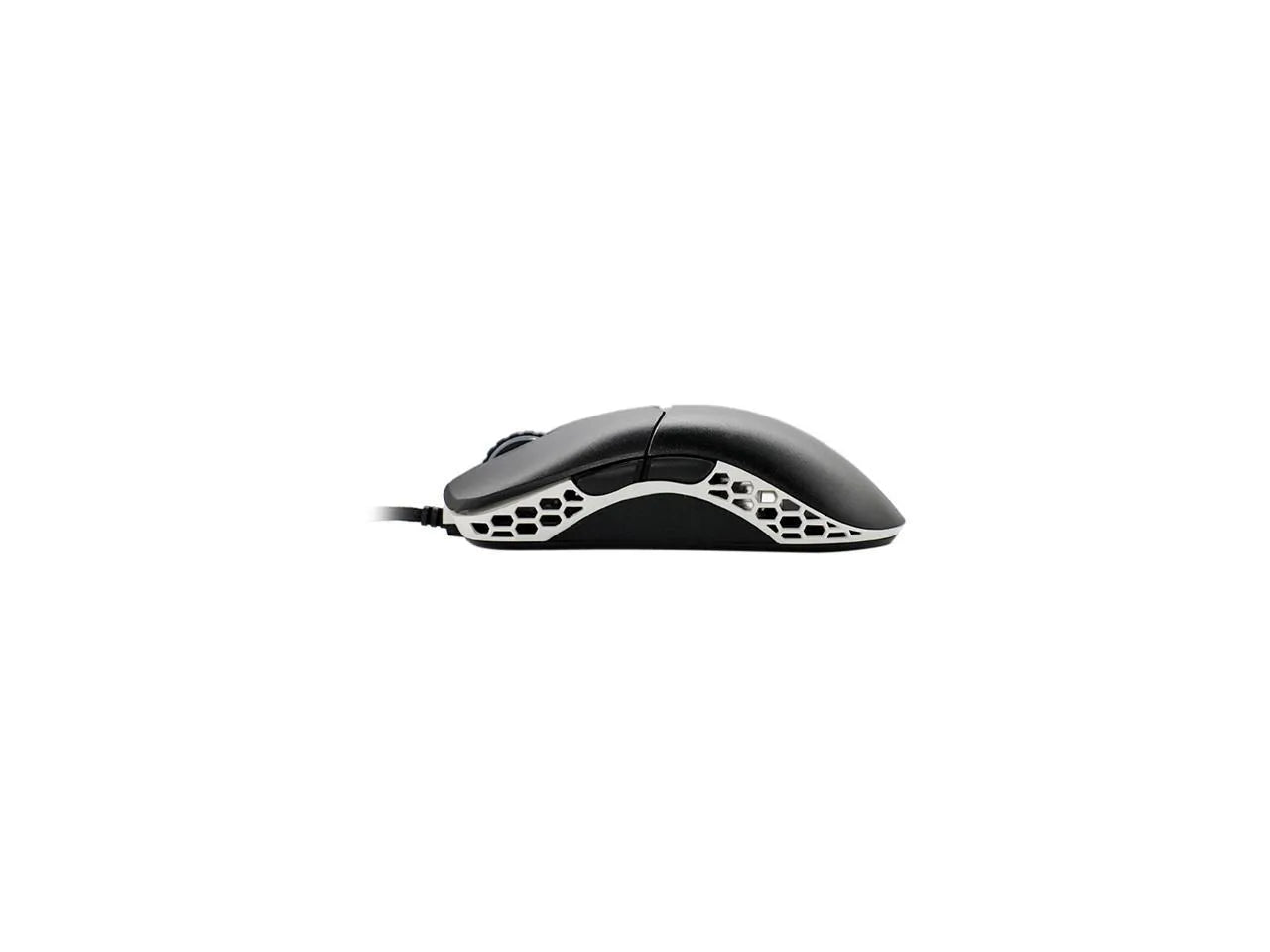 Ducky Mouse Feather Black and White - Huano Blue switches; PixArt sensor; 16000 DPI. - image 2