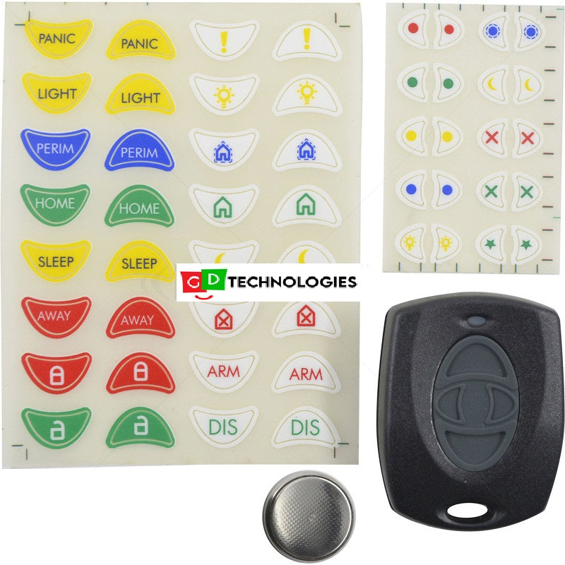 DMP 4 BUTTON WIRELESS KEY FOB