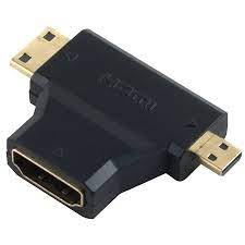 MICRO HDMI( M)MINI HDMI(M) TO HDMI (F)