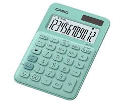 Casio MS-20UC - Desktop calculator 12 Digit - Green