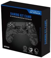 Nitho PS4 Gaming Kit - Camo Non-Slip Grip Set for PS4(R) Controllers