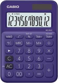 Casio MS-20UC - Desktop Calculator 12-Digit - Purple