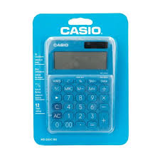 Casio MS-20UC - Desktop calculator 12 Digit - Blue