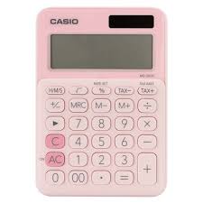 Casio MS-20UC - Desktop Calculator - 12-Digit - Pink