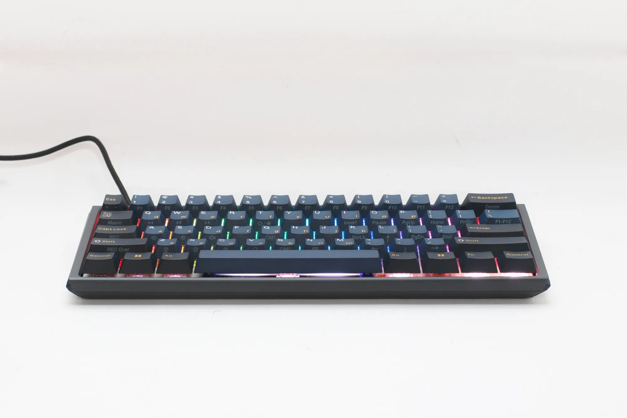 Ducky Keyboard One 3 Pro 60% Mechanical Keyboard; RGB; PBT Tripple Shot Keycaps  - Cherry MX2A Blue . - image 2