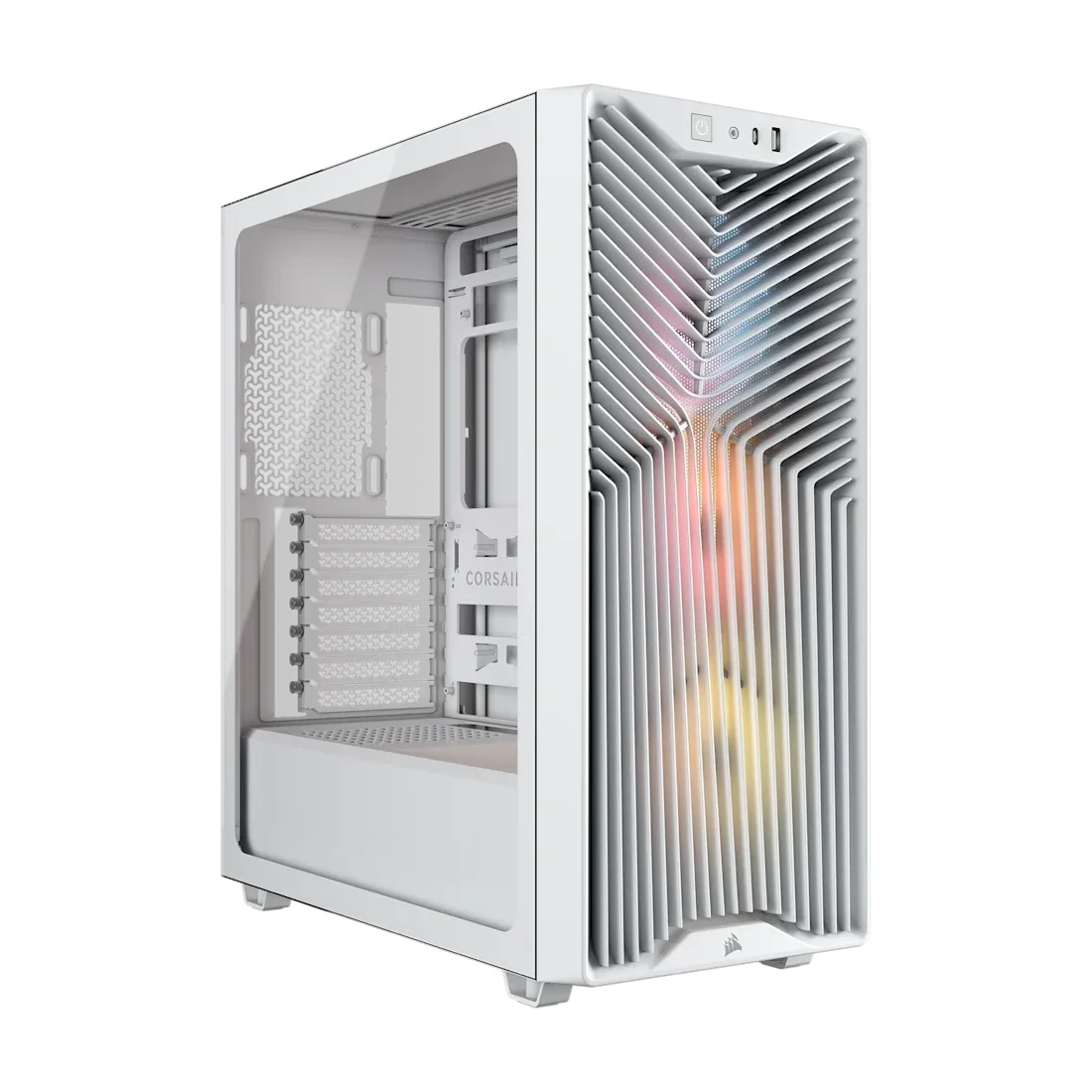 3200D RS ARGB Mid-Tower PC Case; 3x RS120 ARGB fans incl - White. - image 9