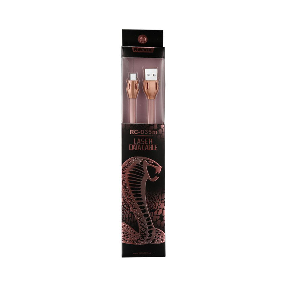 REMAX LASER 1M USB TO MICRO-B CABLE - ROSE GOLD