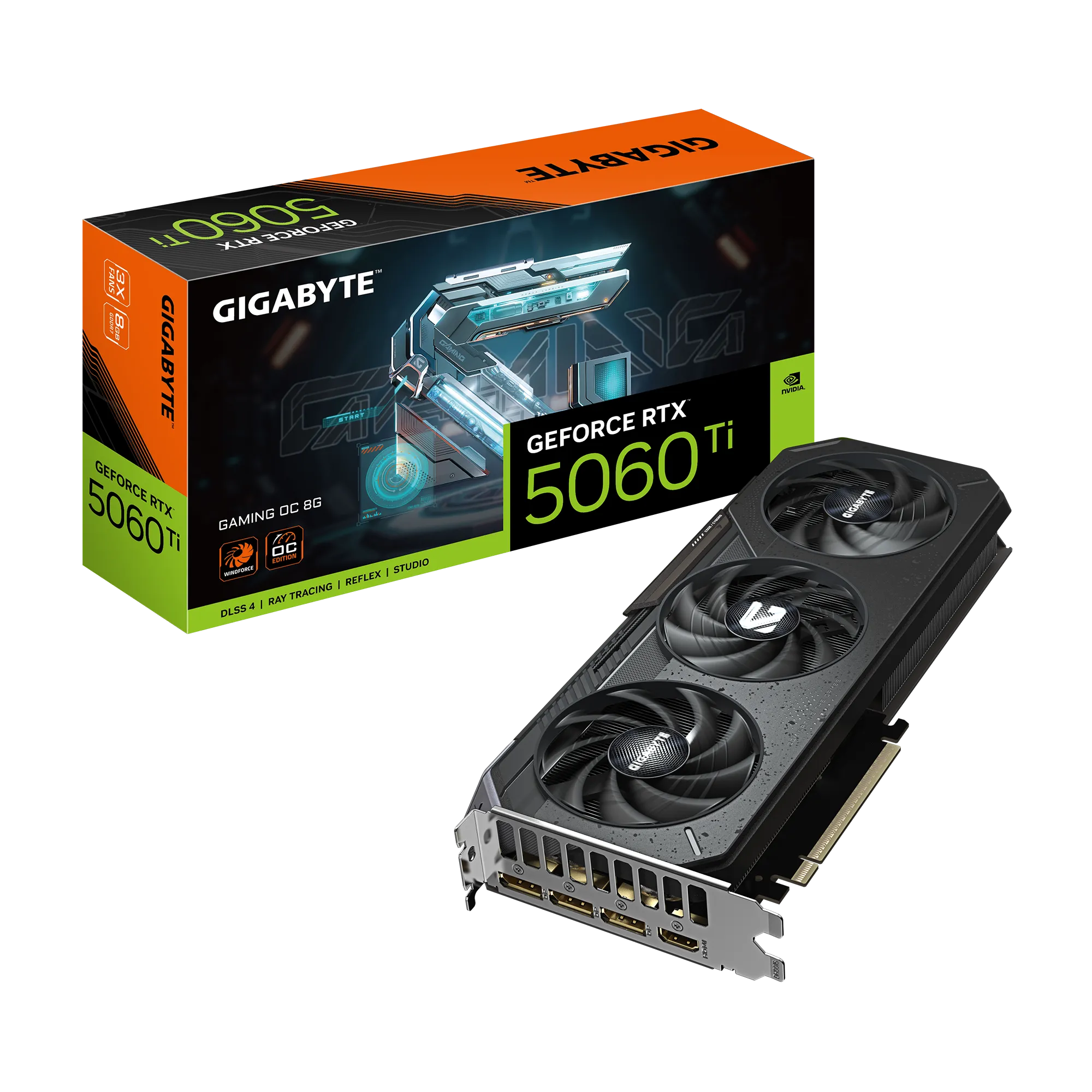 GIGABYTE nVidia GeForce RTX 5060Ti GAMING OC 8GB - 8GB GDDR7; 128-Bit Memory Bus; 1x HDMI; 3x DisplayPort . - image 8