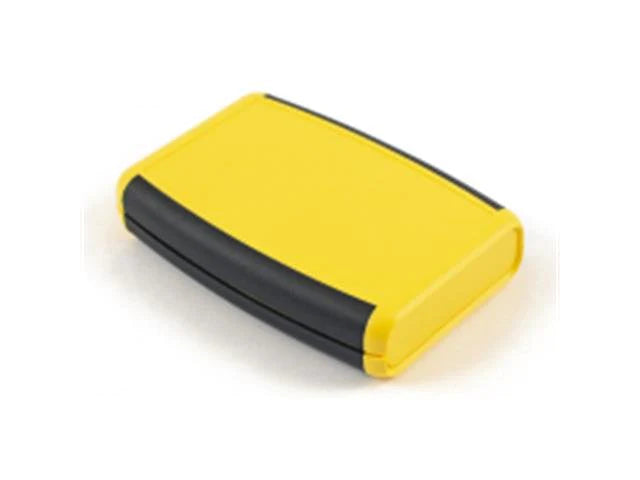 ABS Enclosure 117 x 79 x 24mm Soft Sided Yellow with Battery Compartment