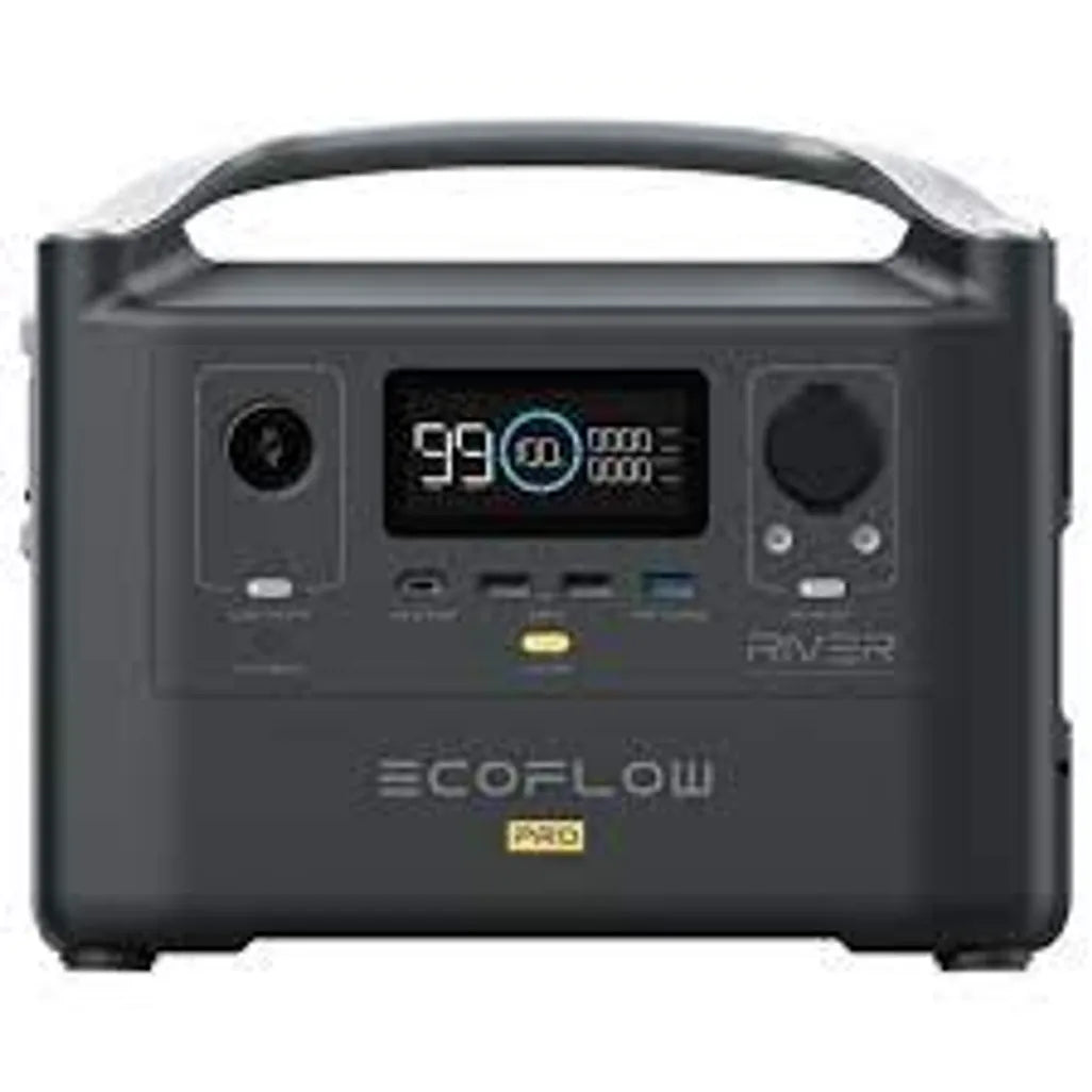 ECOFLOW RIVER PRO Portable Power Station - 720Wh Battery - 6