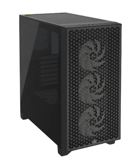 3000D RGB AIRFLOW Black Mid-Tower PC Case; 2x 3.5'' |  2x 2.5'' Drive Bays; Up to 360mm Radiator compatible; 3x 120mm fan incl - image 24