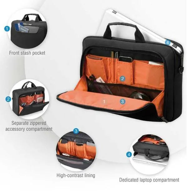EVERKI ADVANCE BRIEFCASE | Fits up to 16 inch laptops | ECO-friendly | Trolley handle pass-through - image 13
