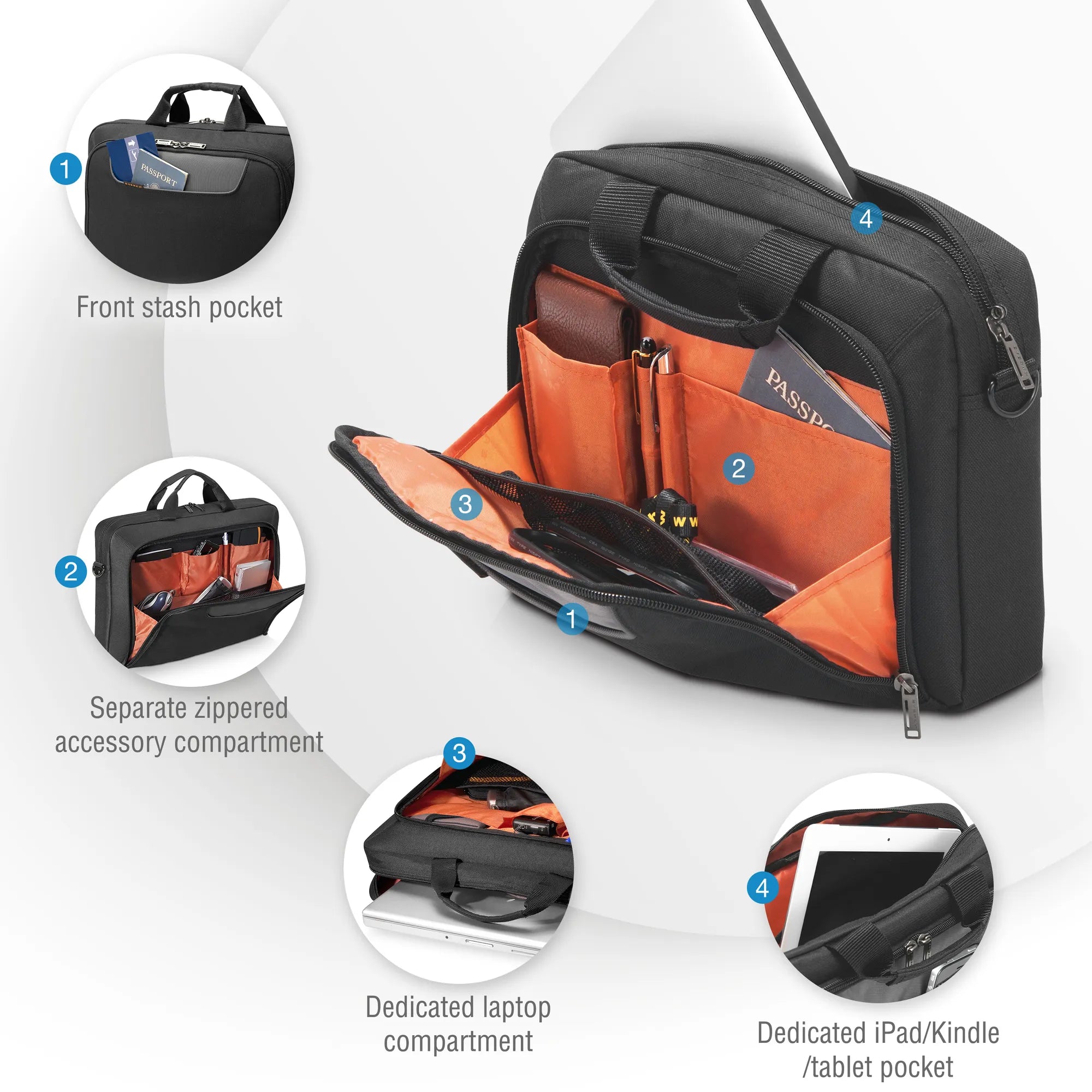 EVERKI EKB407NCH11 ADVANCE 11.6'' NETBOOK/ULTRABOOK BRIEFCASE - image 7