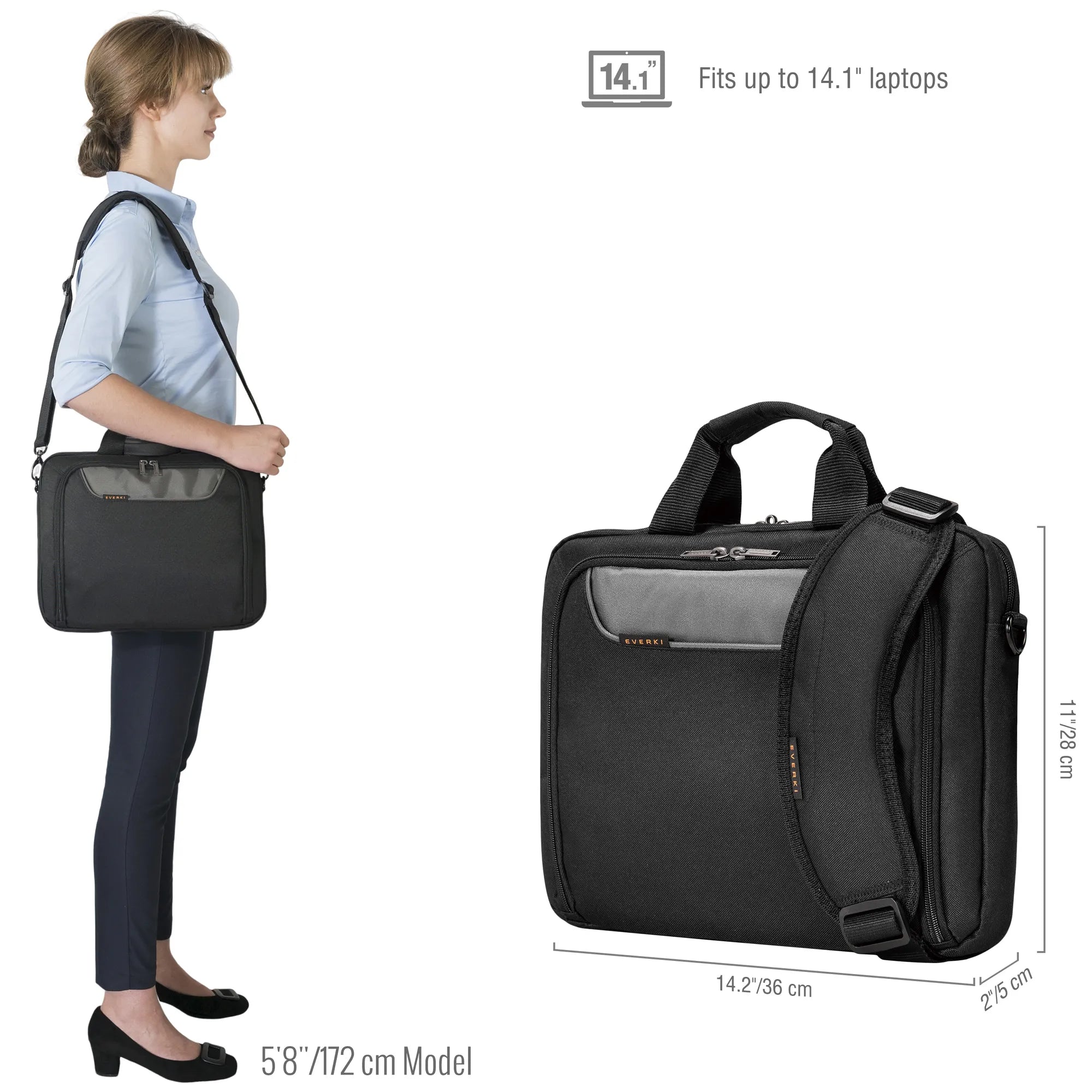 EVERKI EKB407NCH14 ADVANCE 14'' LAPTOP BRIEFCASE - image 8