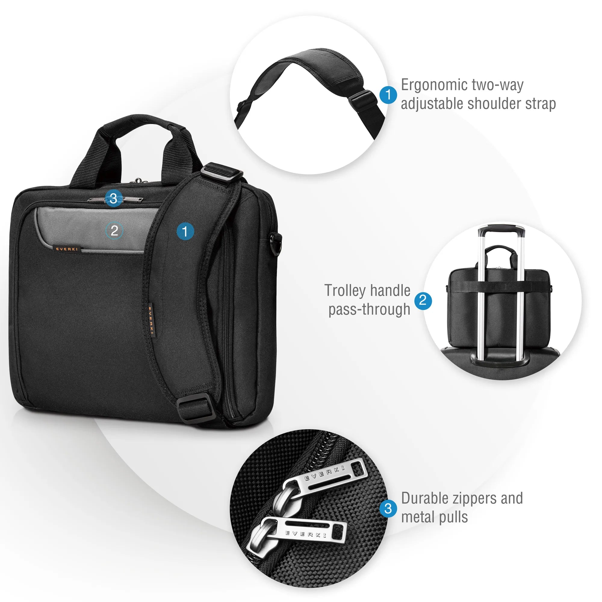 EVERKI EKB407NCH14 ADVANCE 14'' LAPTOP BRIEFCASE - image 10