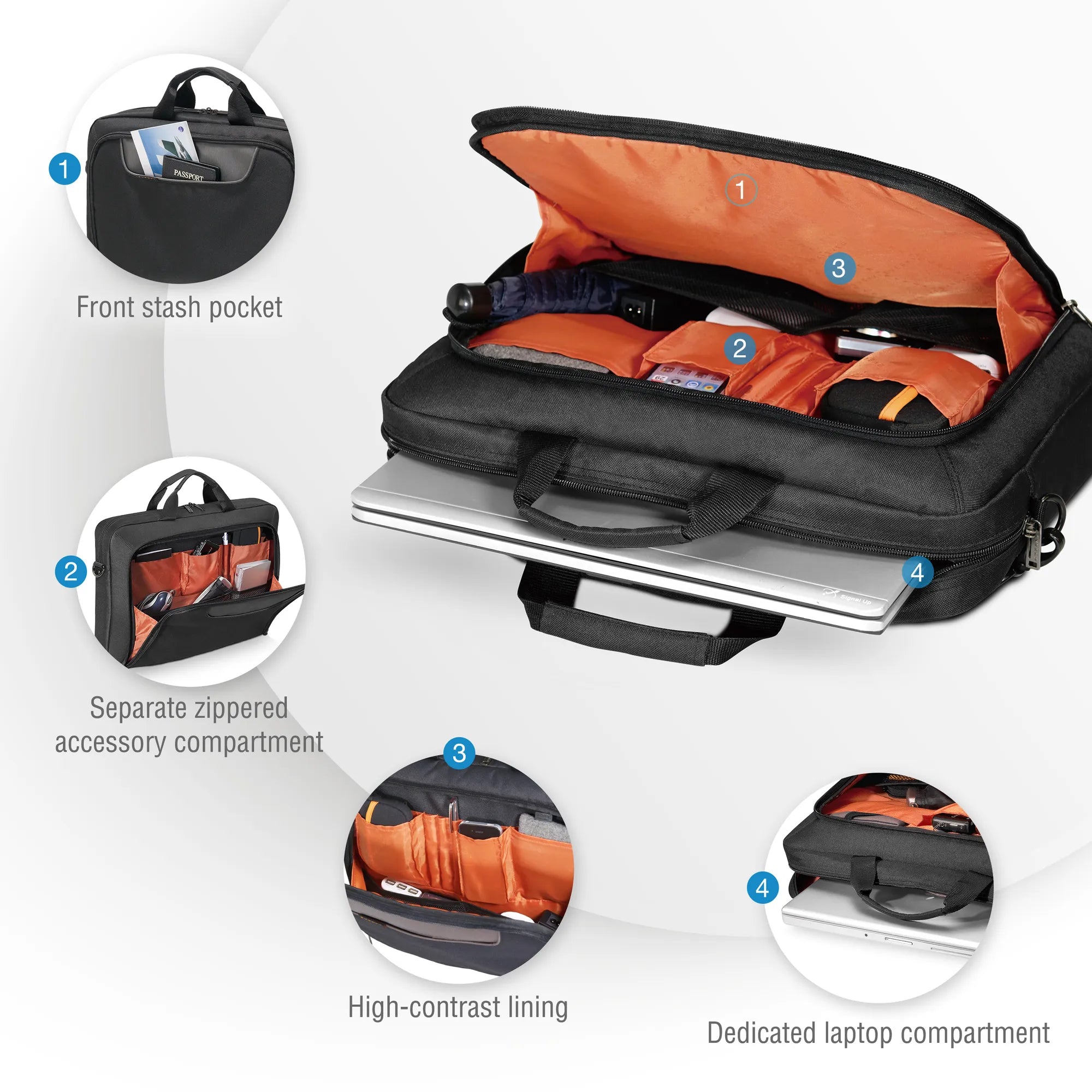 EVERKI EKB407NCH17 ADVANCE 17.3'' NOTEBOOK BRIEFCASE BAG - image 9
