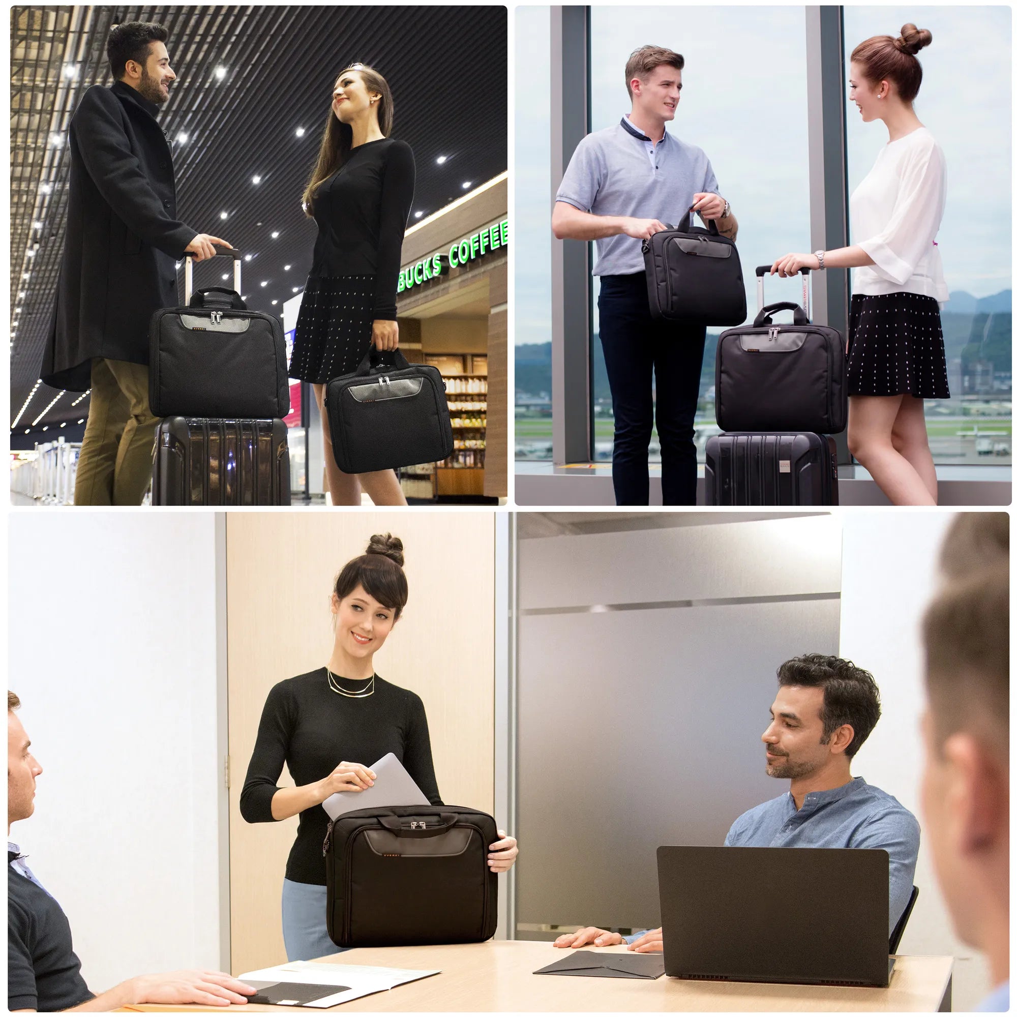 EVERKI ADVANCE BRIEFCASE | Fits up to 18.4 inch laptops | Trolley handle pass-through | Ergonomic two-way shoulder strap - image 7