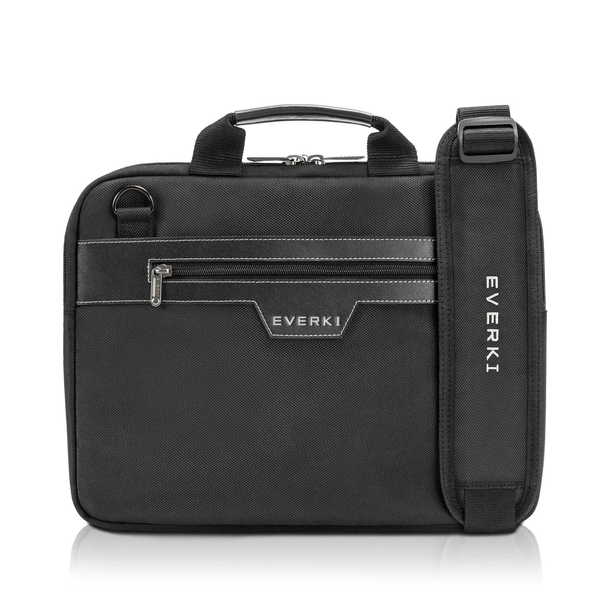 EVERKI BUSINESS BRIEFCASE | Fits up to 11.1 inch laptops | Leather handles and accents | Trolley handle pass-through - image 13