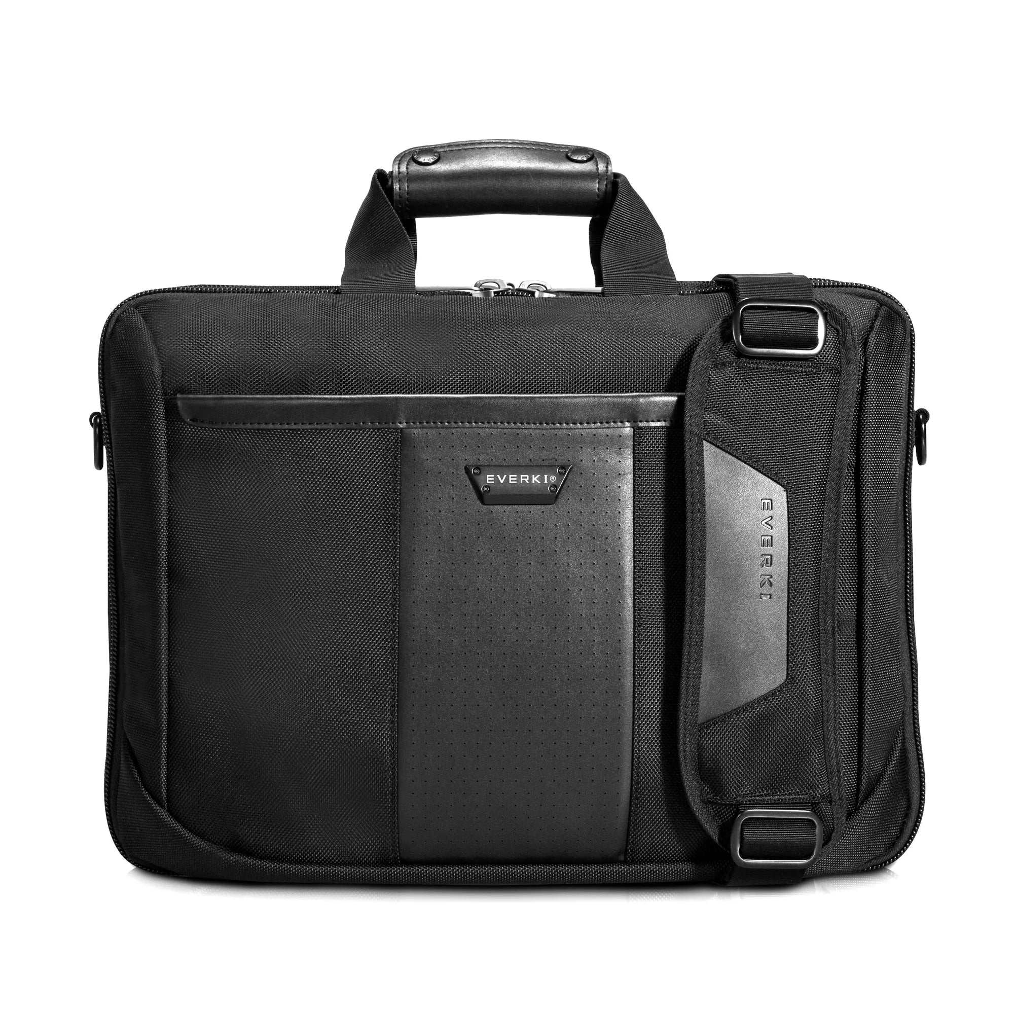 EVERKI VERSA BRIEFCASE | Fits up to 17.3 inch laptops | Files and documents compartment | Leather handles and accents - image 17
