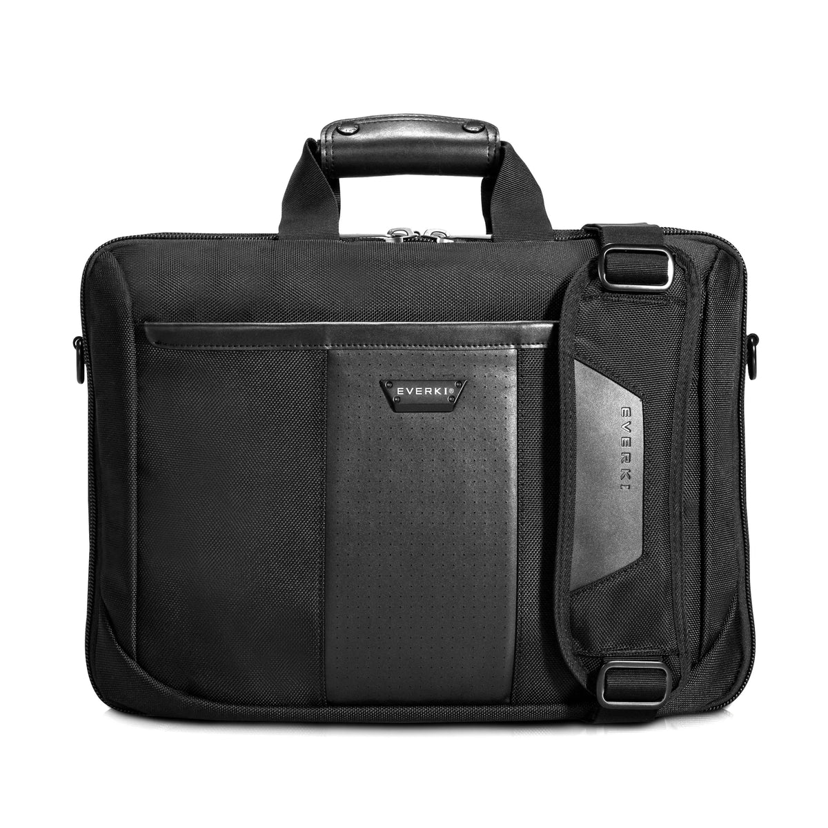 EVERKI VERSA BRIEFCASE | Fits up to 17.3 inch laptops | Files and documents compartment | Leather handles and accents - image 17
