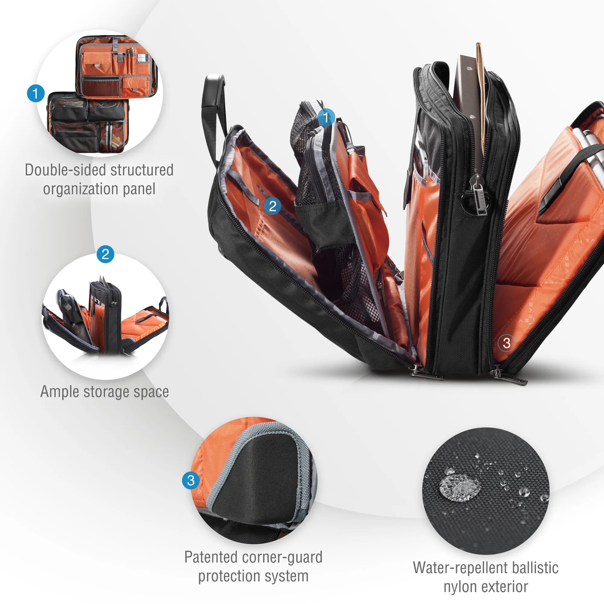 EVERKI EKB427BK17 VERSA 17.3'' LAPTOP BRIEFCASE BAG - image 20