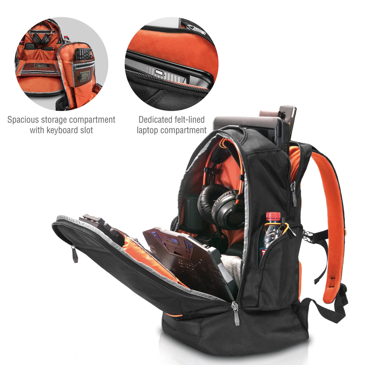 EVERKI CONTEMPRO BACKPACK | Fits up to 18.4 inch | Dedicated pockets for keybpard; headphones; and tech gear | Rain cover - image 6
