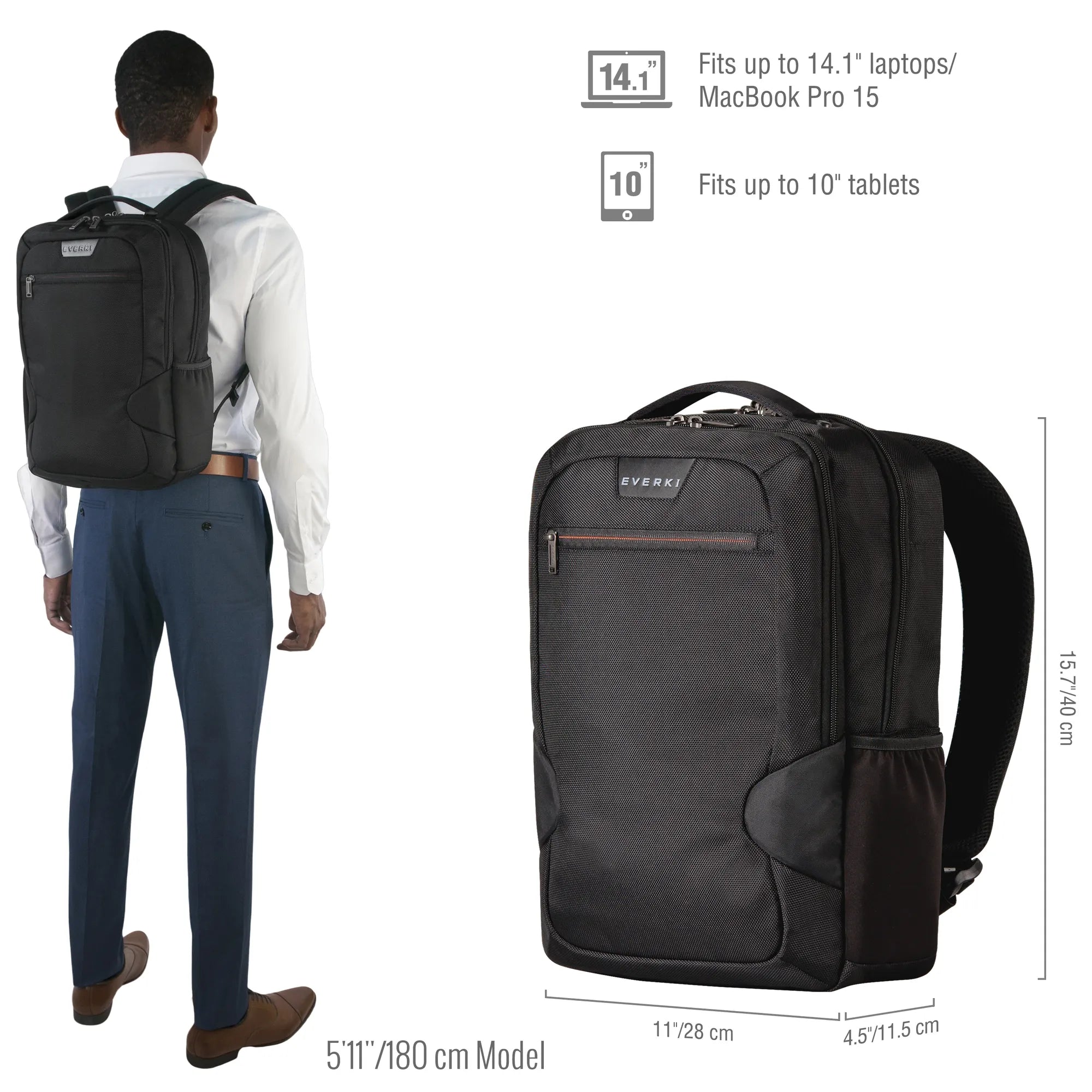 EVERKI EKP118 STUDIO 15'' SLIM LAPTOP MACBOOK BACKPACK - image 12