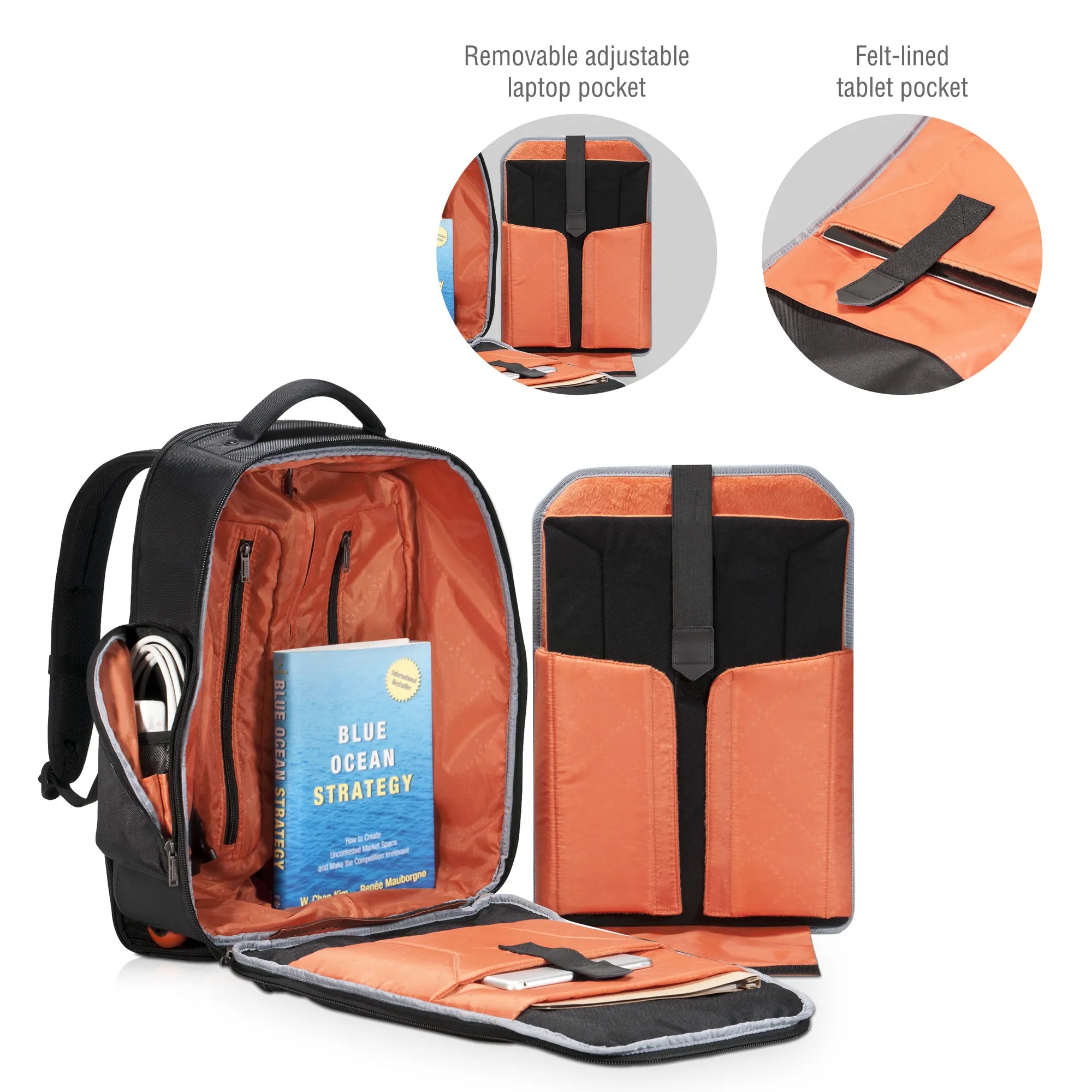 EVERKI ATLAS TROLLEY BACKPACK | Fits up to 17.3 inch laptops | RFID-safe pocket | Spacious | Wheel Cover | Trolley pass-through - image 13