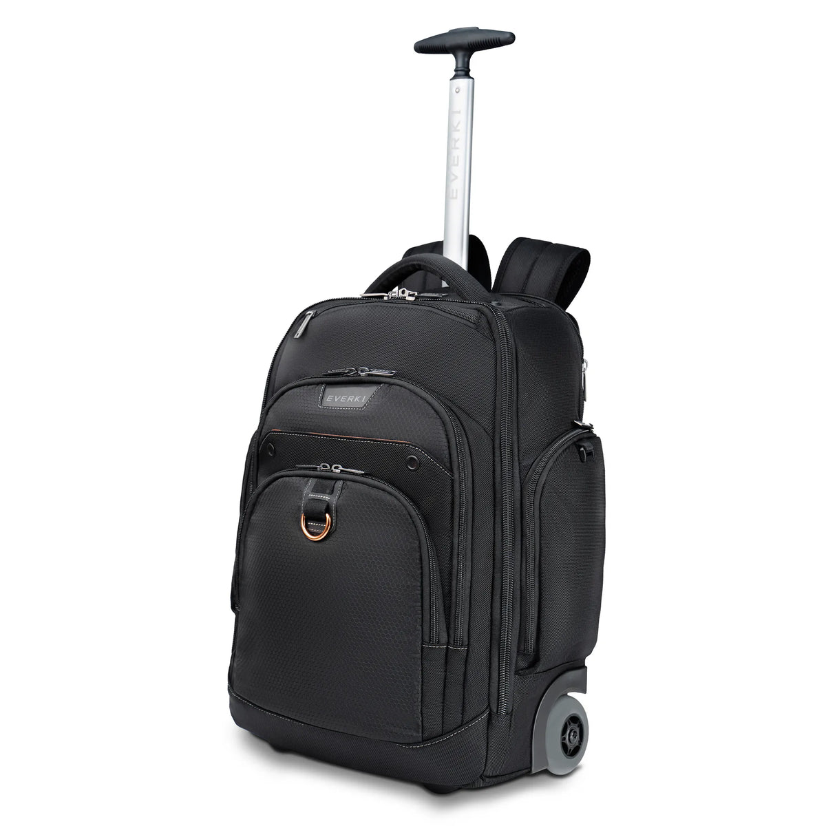 EVERKI ATLAS 2 TROLLEY BACKPACK | Fits up to 17.3 inch laptops | Grey Wheels | ECO-friendly | RFID-safe pocket | Spacious