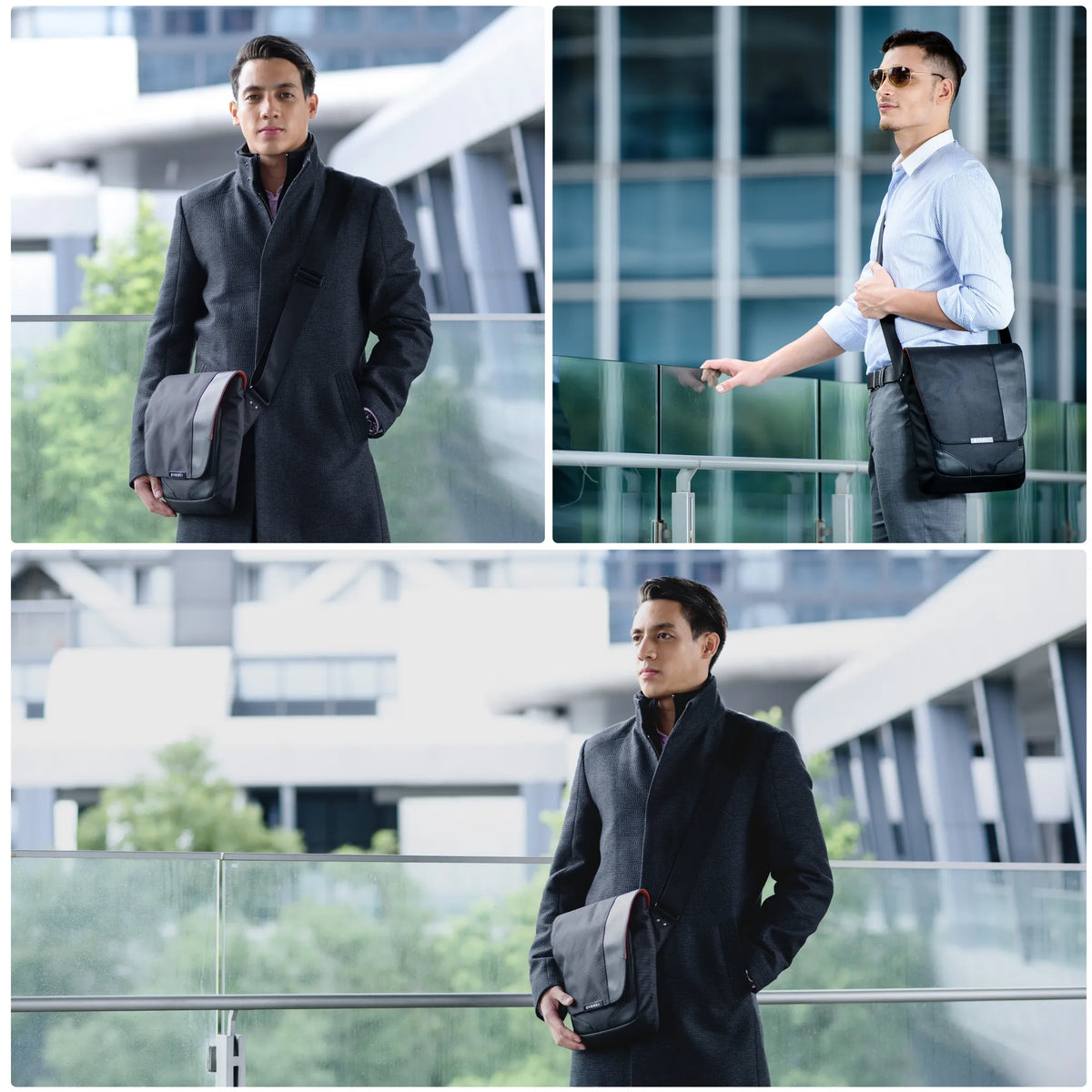 EVERKI VENUE XL MESSENGER | Fits up to 13 inch devices | RFID-safe pocket | Easy access phone pocket | Leather accents - image 14