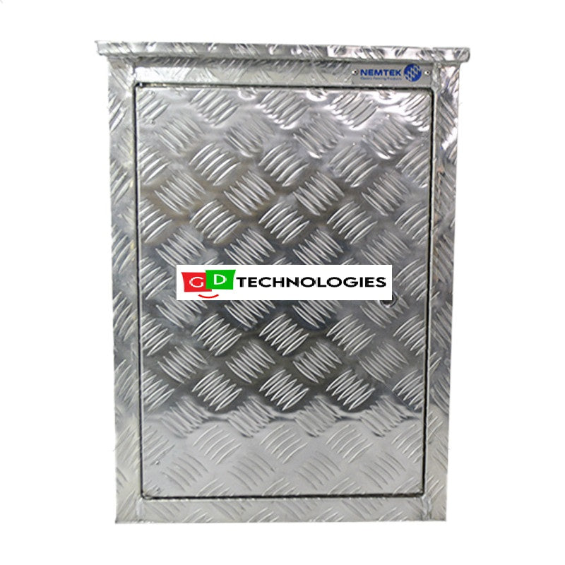 ENCLOSURE -  ALUMINIUM TREAD PLATE BOX 610 x 800 x 300MM