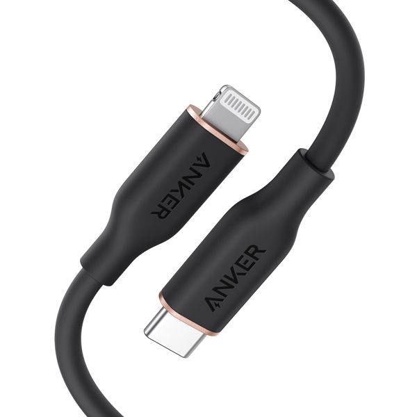 Anker PowerLine III Flow USB-C to Lightning Cable 0.9m Midnight Black
